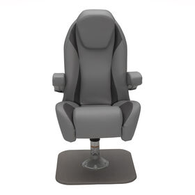 Taylor Made Platinum Series High Back Recliner Pontoon Helm Seat with Flip-Up Bolster