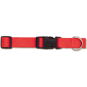 Scott Pet Adjustable Nylon Collar, Medium, 3/4" Width x 10-16" Dia., Hot Orange