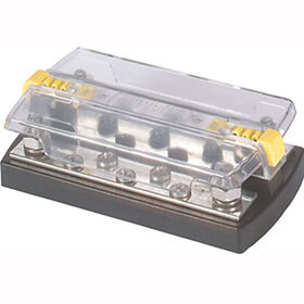 Blue Sea DualBus 150-Amp Common Busbar - (5) #10-32 Screws, (2) 5/16"-18 Studs