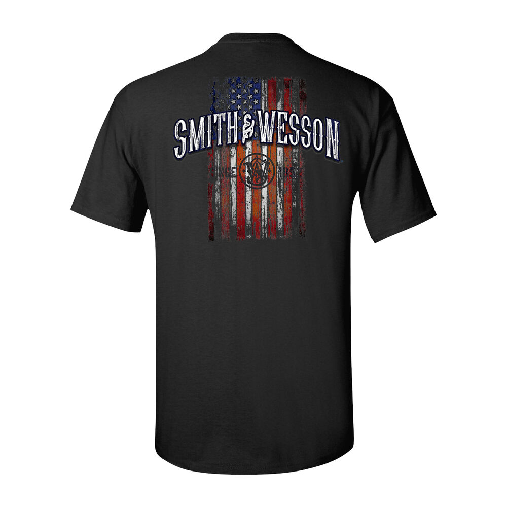 Smith & Wesson Men's Distressed Vertical Flag Short-Sleeve Tee | Overton's
