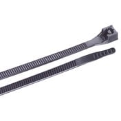 Ancor UV Black Standard Cable Ties, 6", 100 Pack