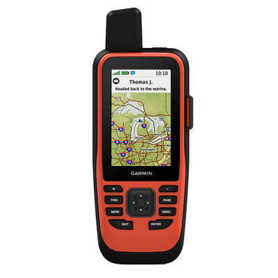Garmin GPSMAP; 86i Handheld GPS w/inReach; & Worldwide Basemap
