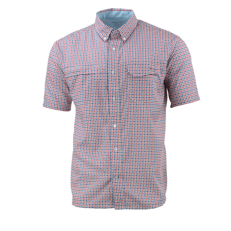 Huk Tide Point Woven Plaid Button-Down Shirt image number 3