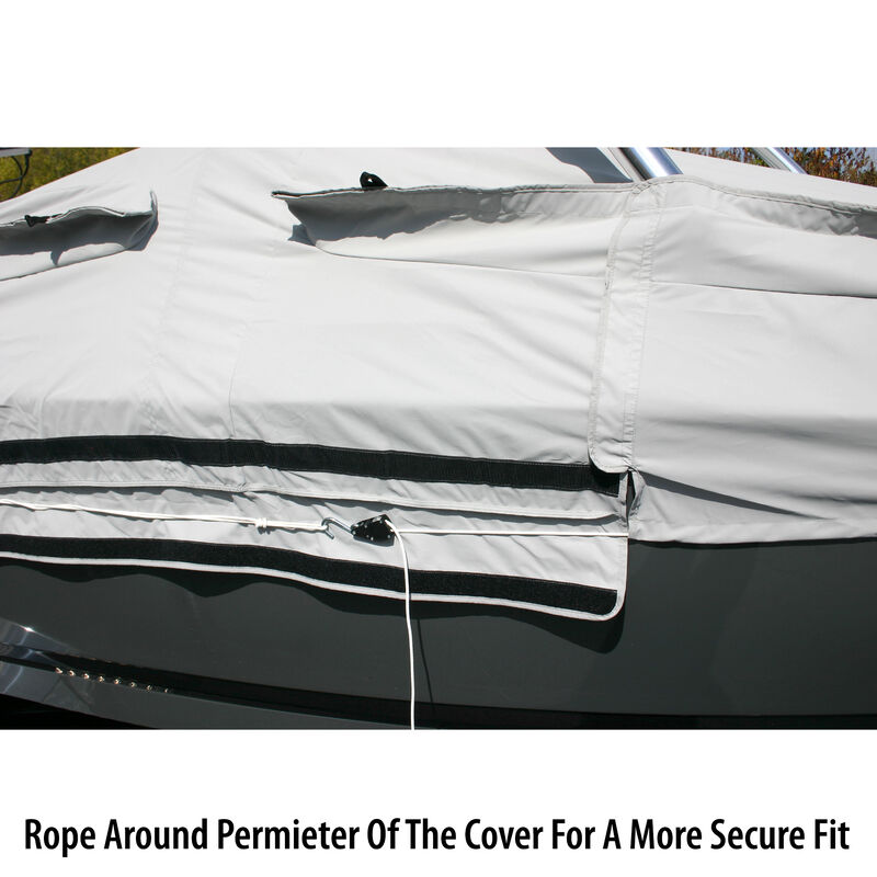 Tower-All Select-Fit Euro V-Hull I/O Boat Cover, 23'5" max length, 102" beam image number 3