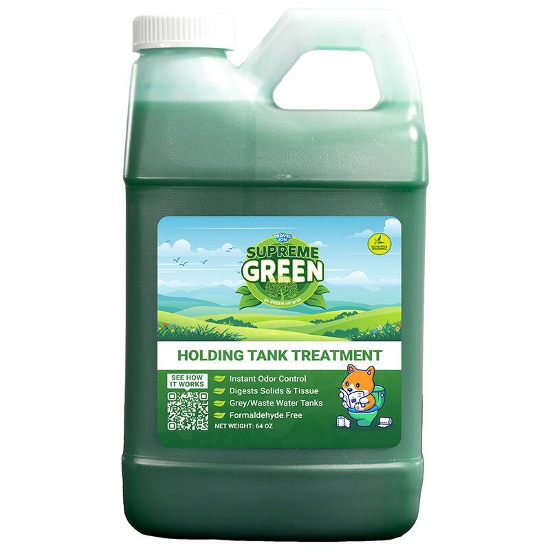 Travel Jon Supreme Green RV Holding Tank Deodorant - 64 oz.