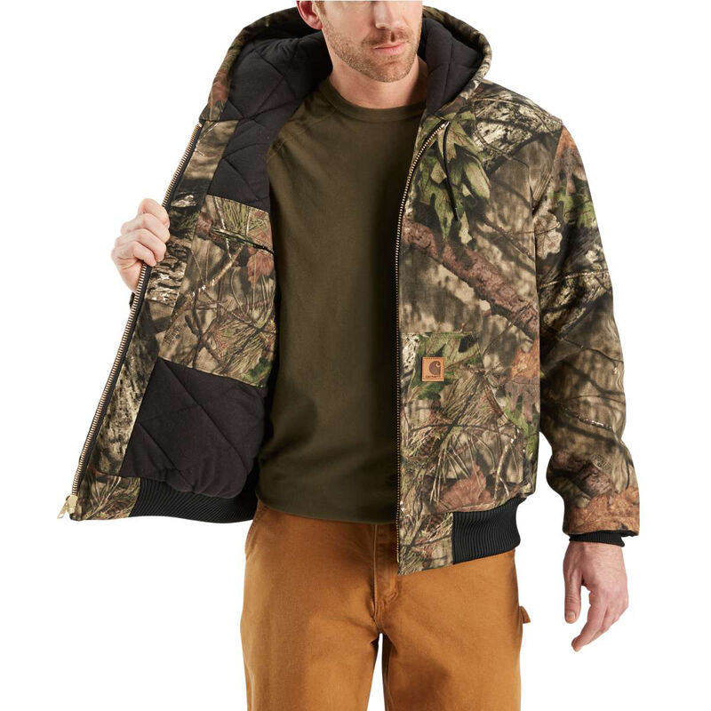 Carhartt Men's Quilted Flannel Camo Active Jacket image number 5