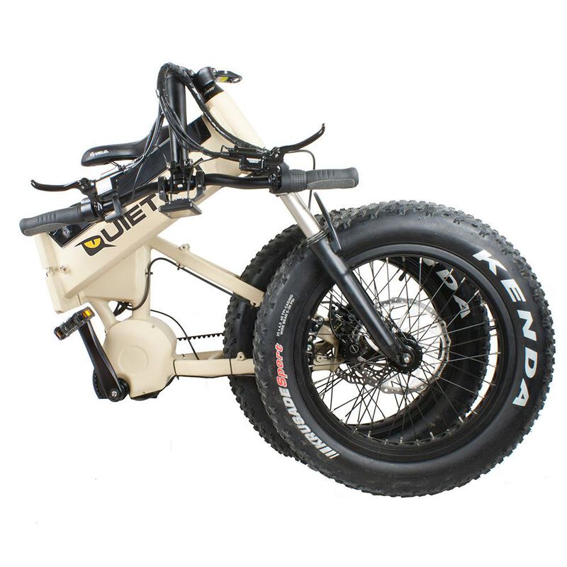 QuietKat F750-IBT Folding Electric Mountain Bike, Tan image number 11