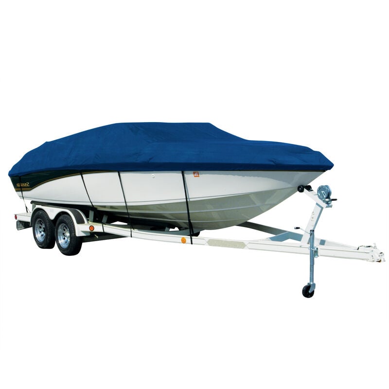Exact Fit Covermate Sharkskin Boat Cover For REINELL/BEACHCRAFT 2400 RXL CUDDY image number 1