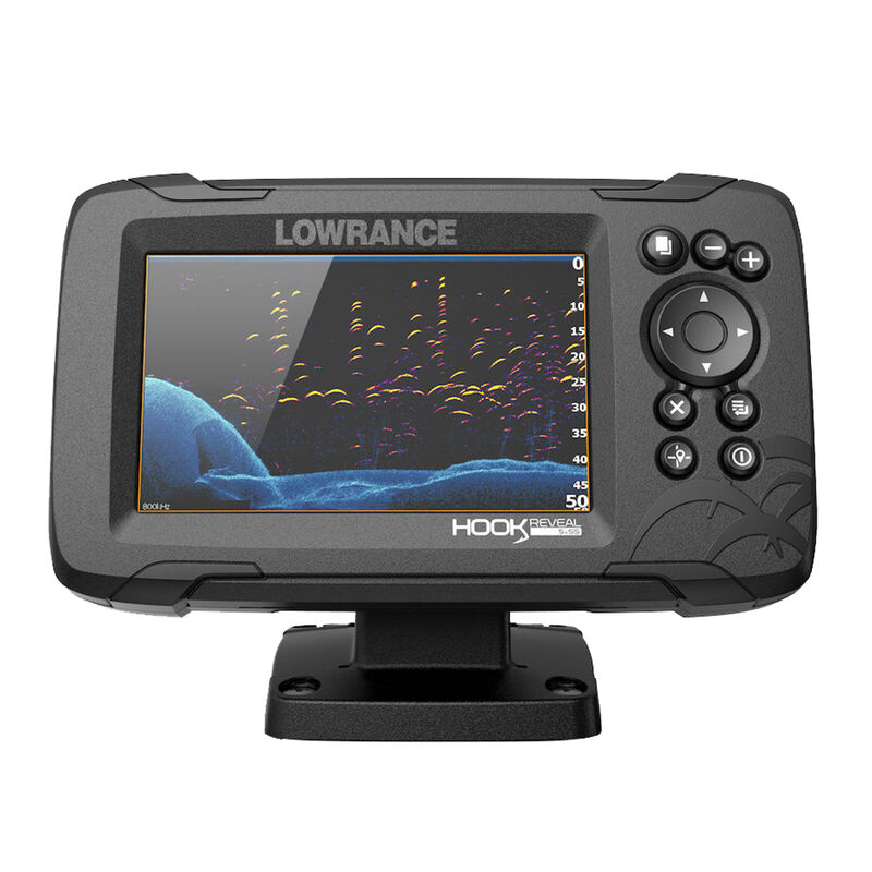 Lowrance HOOK Reveal 5x Fishfinder w/ SplitShot Transducer & GPS Trackplotter image number 1