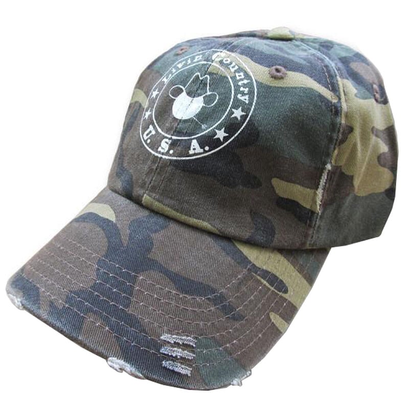 Livin' Country Men's Distressed Logo Cap image number 1