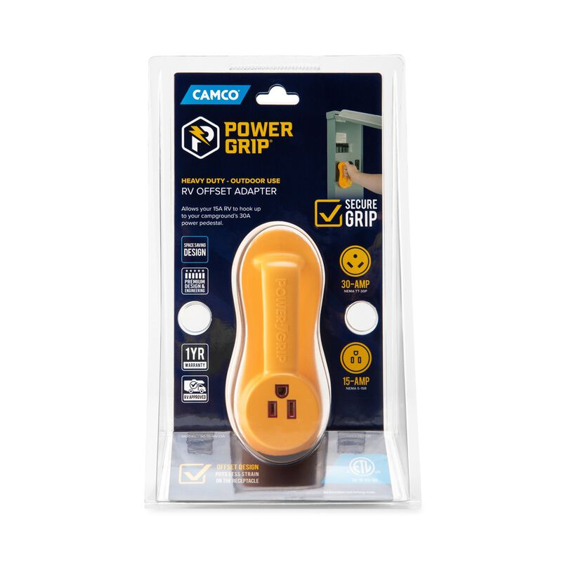 Camco Power Grip Electrical Offset Adapter image number 5