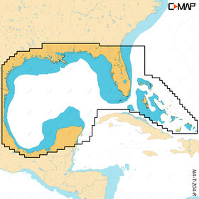 C-MAP REVEAL X - Gulf of Mexico & Bahamas