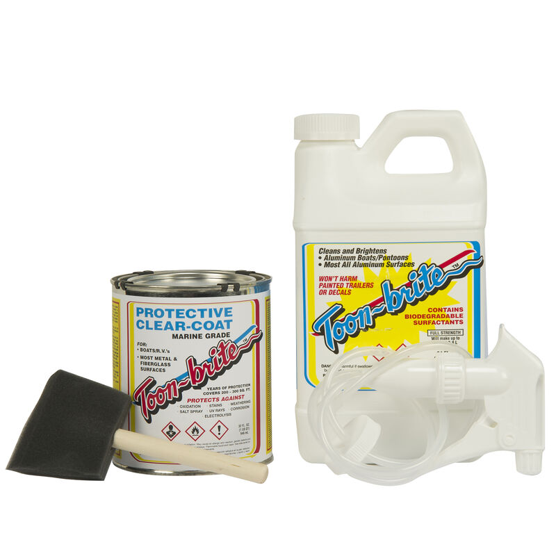 Toon-Brite Aluminum Boat Protective Clear Coat Kit image number 1