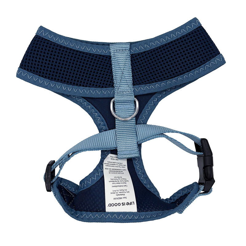 Life is Good Mesh Dog Harness, Medium, Blue image number 2