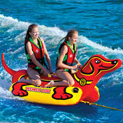 WOW 2-Person Weiner Dog Towable Tube
