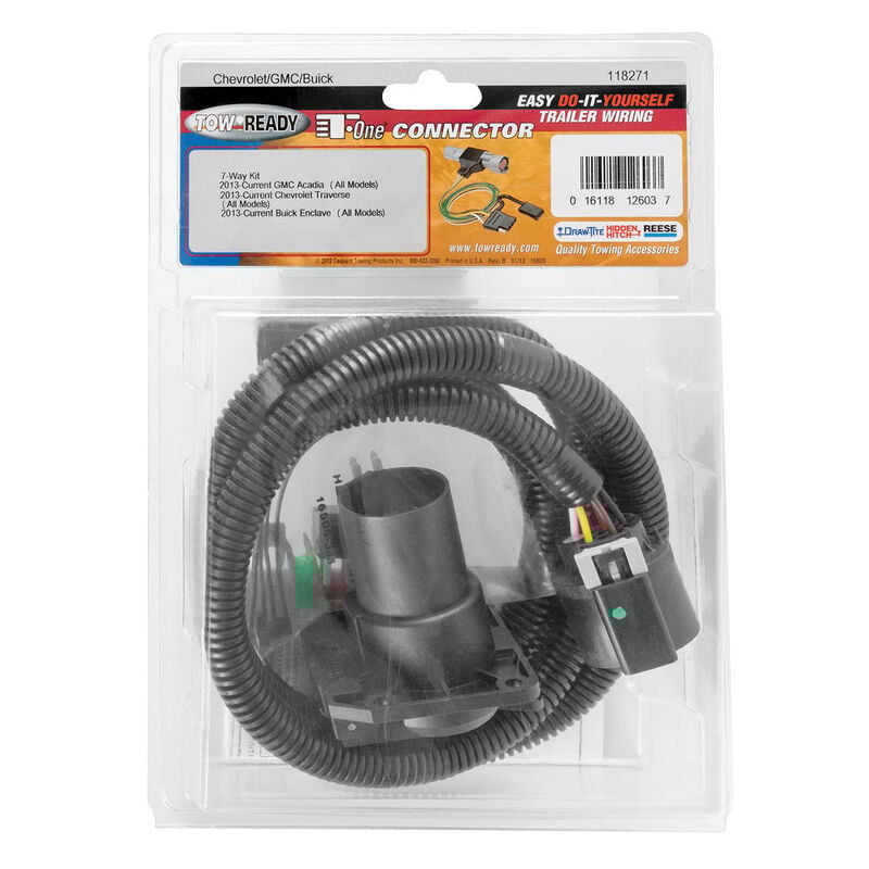 Tekonsha Custom Tow Harness, 7-Way - Buick Enclave, Chevrolet Traverse, GMC Acadia, Acadia Limited image number 2