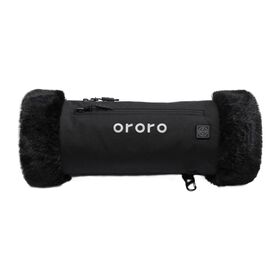 ORORO Queen Cove 2-Zone Heated Faux Fur Hand Warmer with Rechargeable Battery