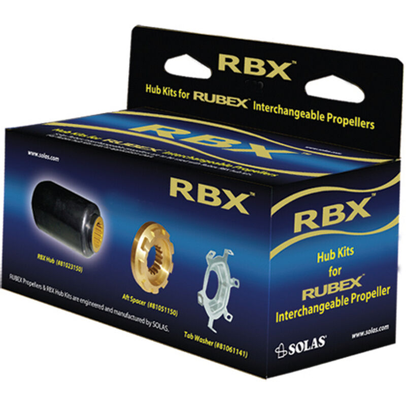 Solas Rubex RBX-123 Propeller Interchangeable Hub Kit For Mercury/Mariner image number 1
