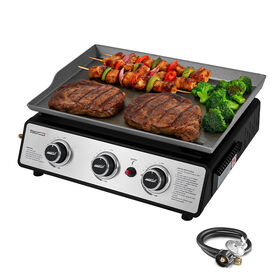 Royal Gourmet 24" Portable Gas Griddle w/ Hose
