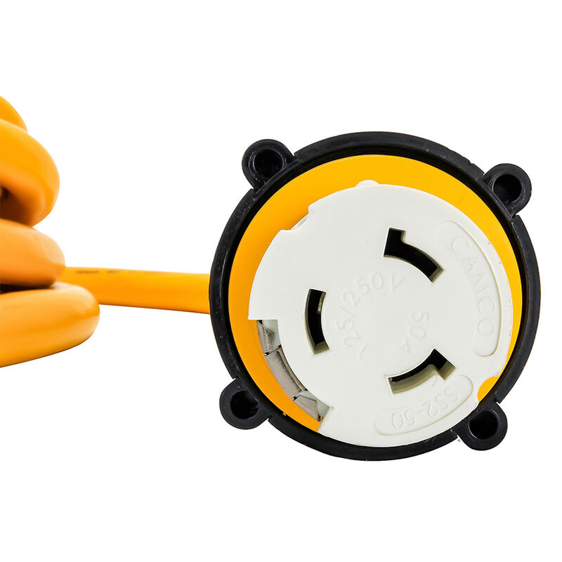 Camco 50-Amp PowerGrip Marine Power Cord, 25' image number 2