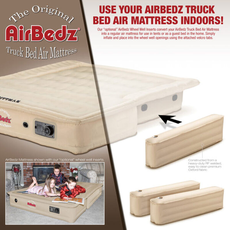 Pittman Outdoors AirBedz Mid Size Truck Bed Air Mattress with Built-In Air Pump, Tan image number 4