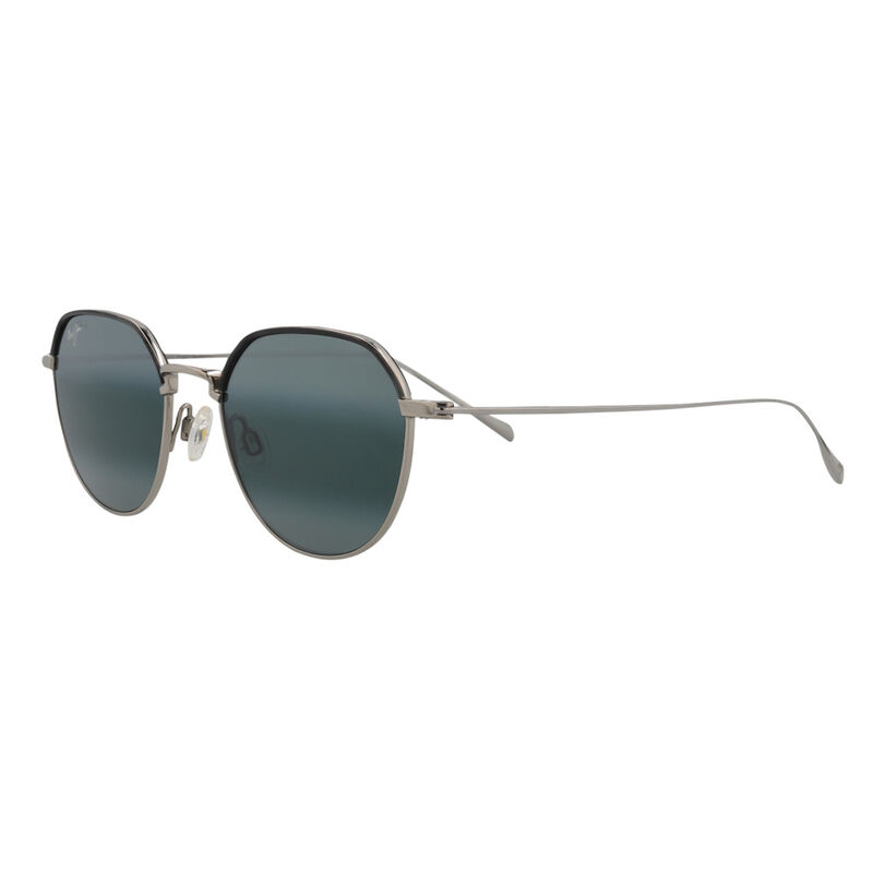 Maui Jim Fashion Round Sunglasses - Titanium Grey image number 2