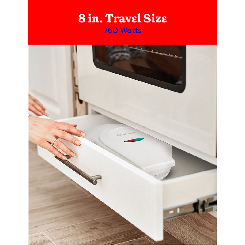 Betty Crocker 8" Travel Pizza Maker Plus, White image number 4