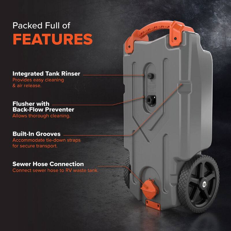 Camco Rhino Portable Holding Tank, 15-gallon image number 11