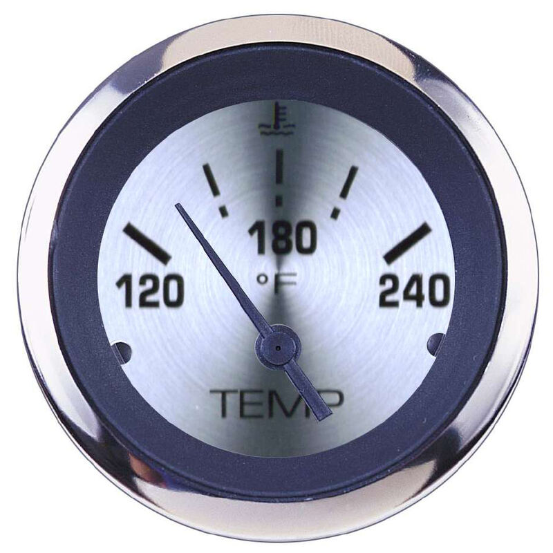 Sierra Black Premier Pro 2" Water Temperature Gauge image number 1