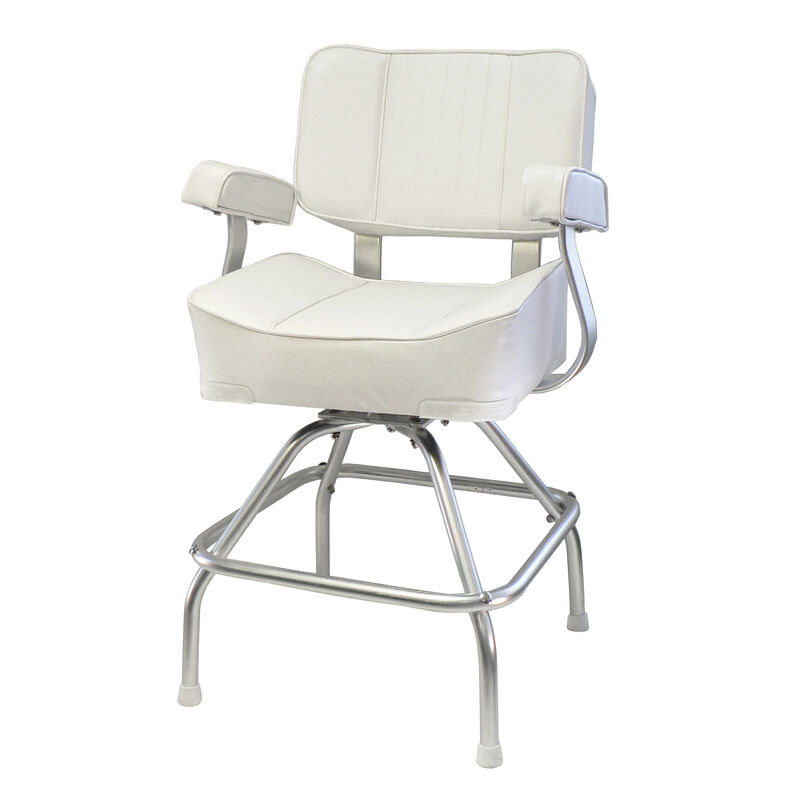 Springfield Deluxe Captain's Chair And Stand Package, White image number 1