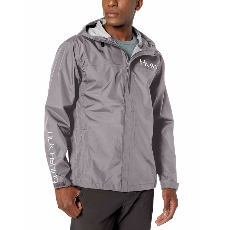 HUK Men's Packable Rain Jacket image number 4