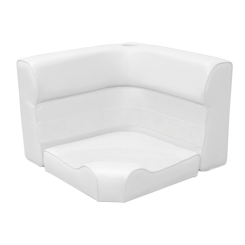 Toonmate Deluxe Radius Corner Section Seat Top - White image number 8