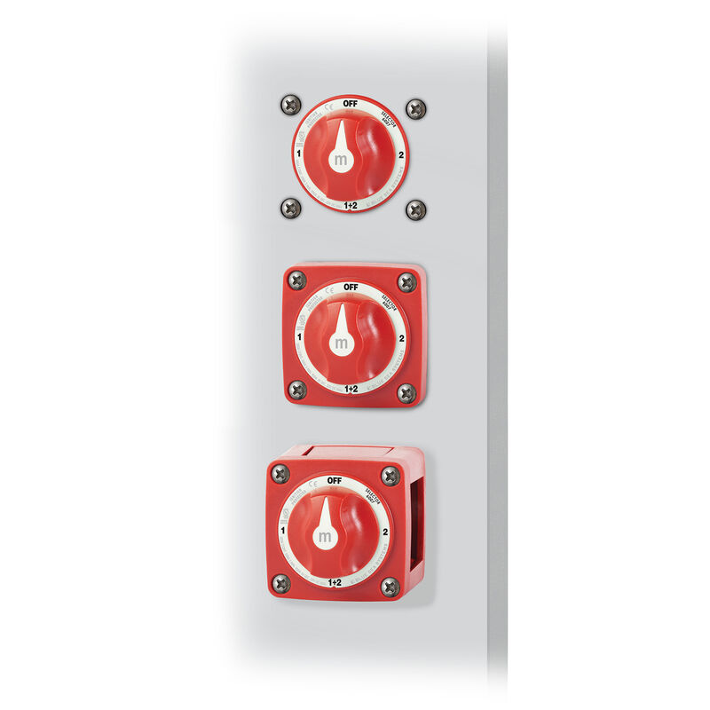 Blue Sea m-Series Mini Selector Battery Switch - Red image number 4