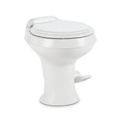 Dometic 300 Series Standard Height Gravity RV Toilet, White