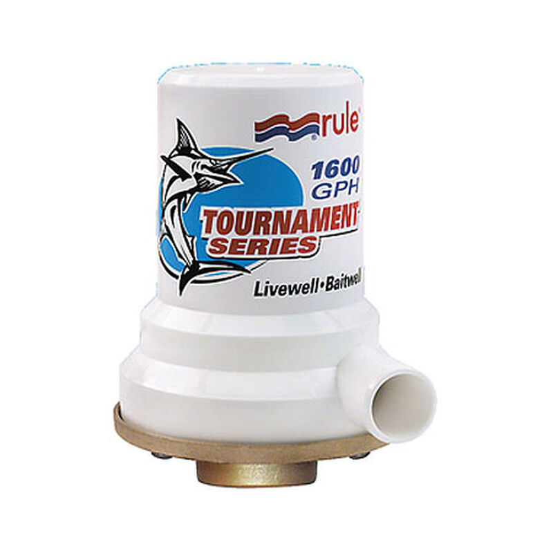 Rule Tournament Series Livewell Pump With Bronze Base image number 1