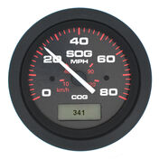 Sierra Amega 3" GPS Speedometer With LCD Heading Display, 80 MPH