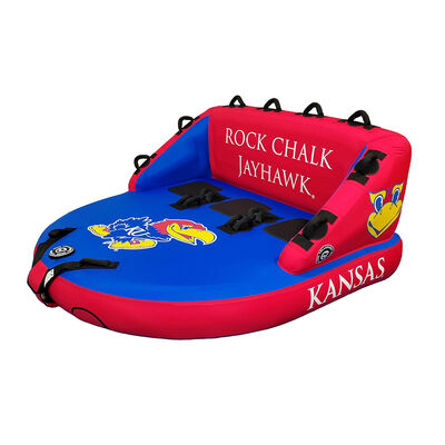 Collegiate Waves Kansas "The Coach" 3-Person Towable Tube