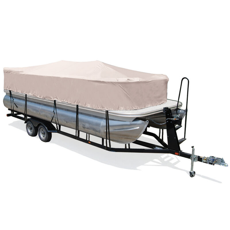 Trailerite Hot Shot Cover for Trailerite Pontoon Playpen Boat Cover, Black (21'1" - 22'0" Cl X 102" B) image number 7