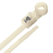 Ancor 6" Self-Cutting Cable Ties, Natural, 35-lb., 50-Ct.
