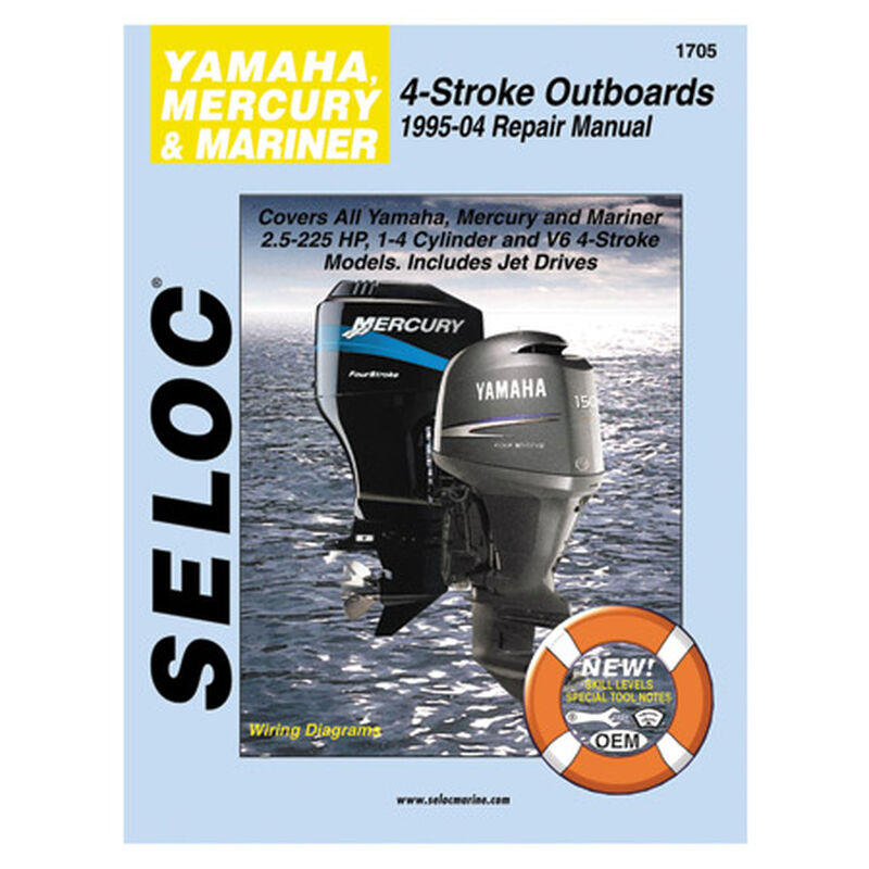 Seloc Marine Outboard Repair Manuals for Yamaha '95 - '04 image number 1