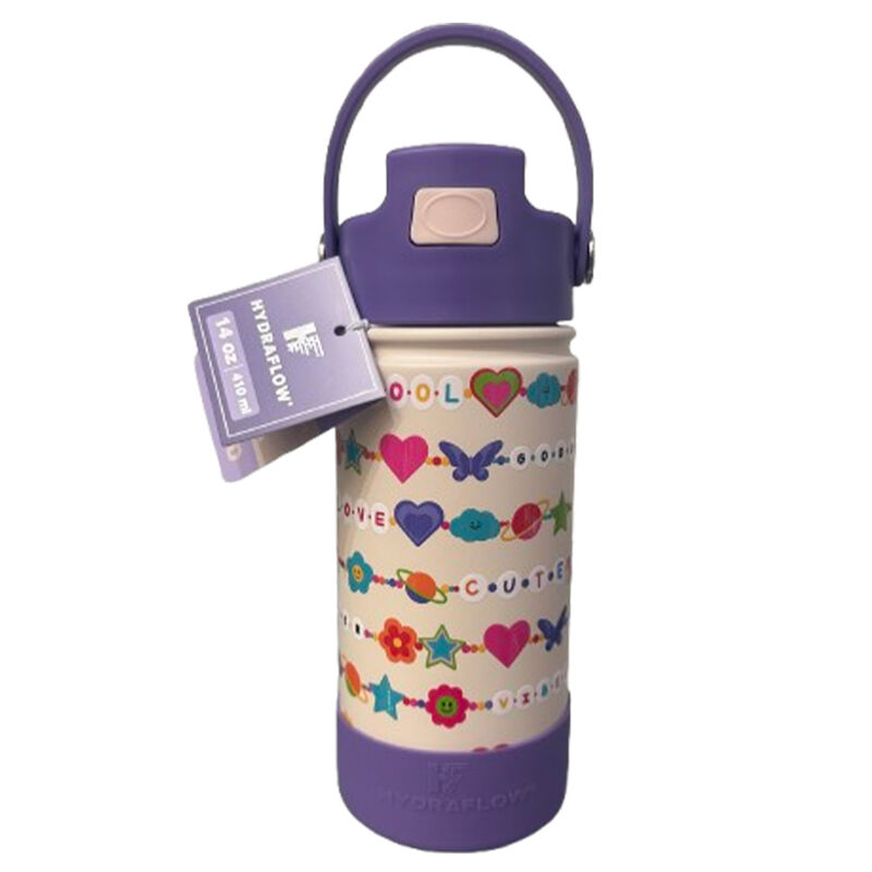 Hydraflow 14oz Kids Triple Wall Stainless Steel Waterbottle - Friendship