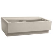 Toonmate Deluxe Pontoon Right-Side Corner Couch Base - Platinum