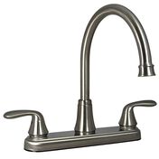 Kitchen 2-Handle Faucet, Brushed Nickel Finish