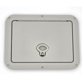 DPI 9" x 12" Flush Series Hatch, Auster Light Gray