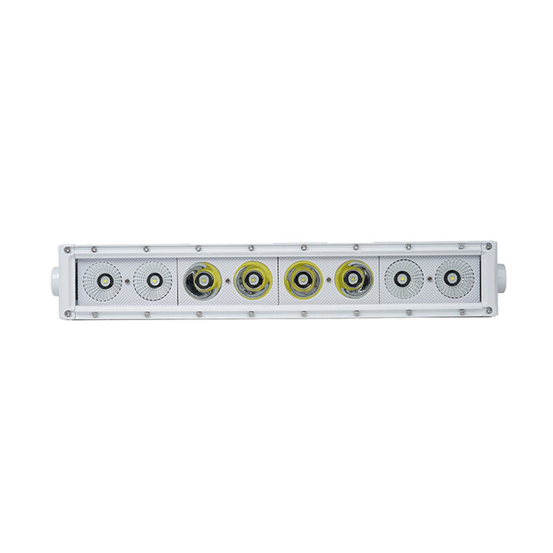 New - 18.5inch Marine Grade Single Row Straight Light Bar with 80-Watt 8  x 10W High Intensity OSRAM LEDs image number 3