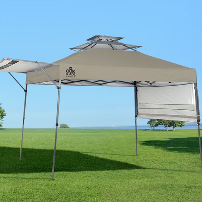 Quik Shade Summit X Straight Leg Pop-Up Canopy with Awning image number 3