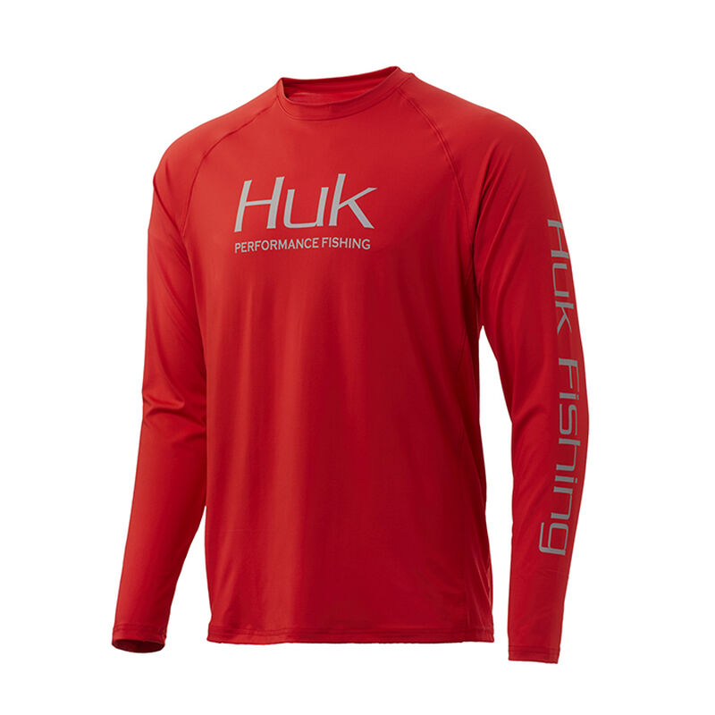 HUK Men’s Pursuit Vented Long-Sleeve Tee image number 19