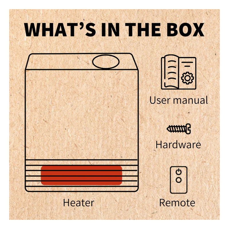 Heat Storm 1500 Watt Ceramic Wall Heater with Wi-Fi image number 8