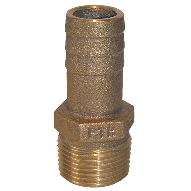 Groco Bronze Pipe-To-Hose Adapter - 1/2'' Pipe 1/2'' Hose image number 1
