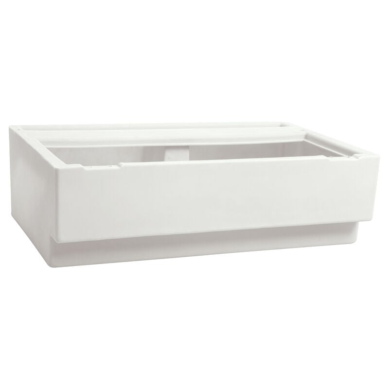Toonmate Deluxe Pontoon Right-Side Corner Couch Base - White image number 5